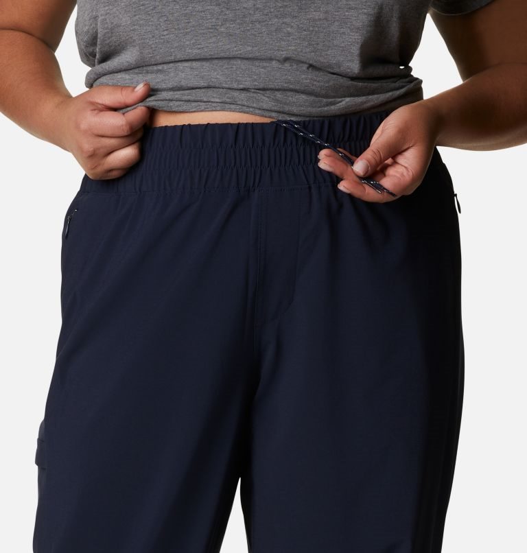 Women's Columbia Pleasant Creek Jogger Navy | Plus Size CA-F04A5